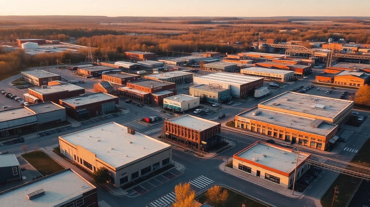 Commercial electrician working in Elizabethtown KY industrial facility